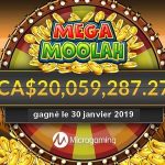 Un joueur Canadien décroche le jackpot progressif sur la machine à sous Mega Moolah d'un montant de 20 millions de dollars canadiens