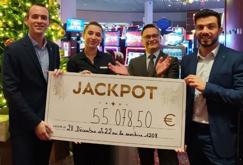 Casino Ouistreham barriere 55000 euros jackpot progressif Jin Ji Bao Xi