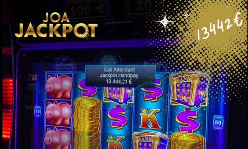 jackpot 13444 euros gagne casino joa fecamp machines a sous