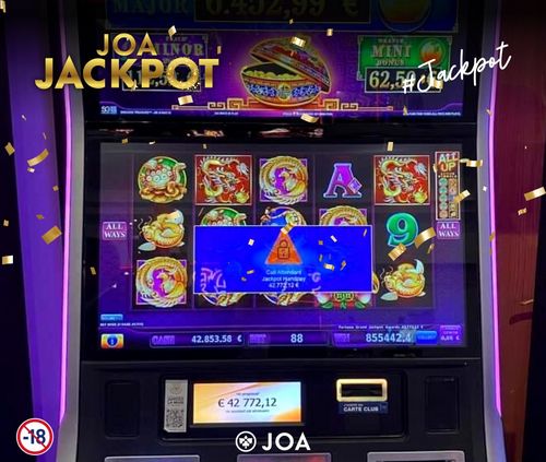 jackpot 42722 euros sur machine a sous endless treasure gagne casino joa de Bagnoles-de-l’Orne normandie